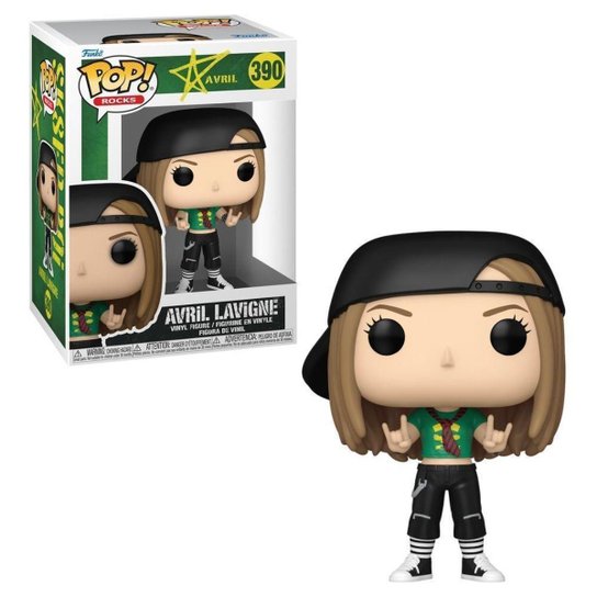 Boneco Funko POP! Rocks - Avril Lavigne - Sk8ter Boi