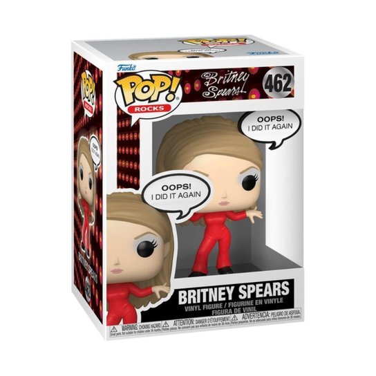 Boneco Funko Pop! Rocks Britney Spears Oops, I Did it Again