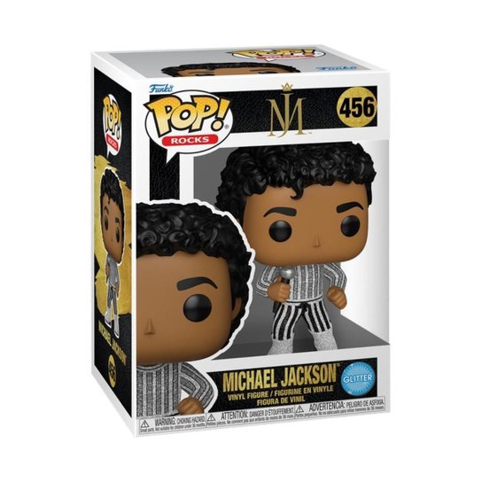 Boneco Funko Pop! Rocks Michael Jackon Rock With You Glitter