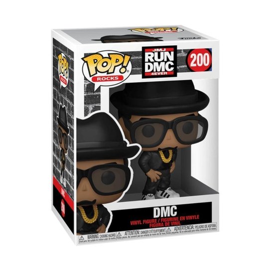 Boneco Funko POP! Rocks - RUN - D.M.C.