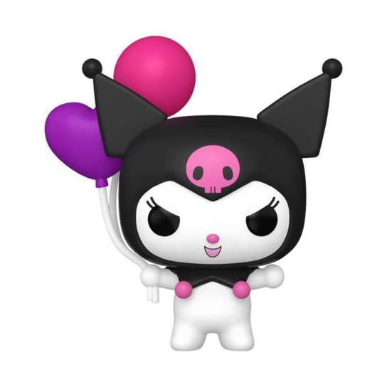 Boneco Funko Pop! Sanrio - Hello Kitty - Kuromi com Balões