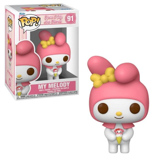 Boneco Funko Pop! Sanrio Hello Kitty - My Melody com Sorvete