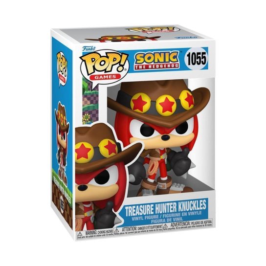 Boneco Funko Pop! Sonic - Caçador de Tesouros Knuckles