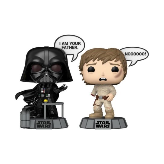 Boneco Funko Pop! Star Wars: Sayings - Darth Vader e Luke