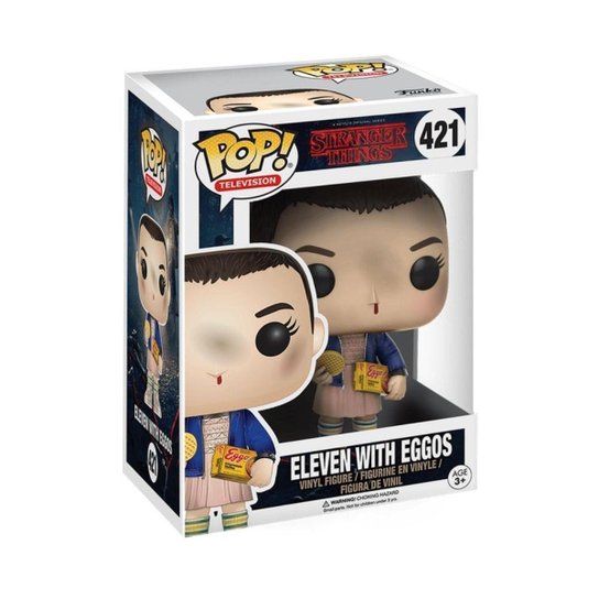 Boneco Funko POP! Stranger Things - Eleven com Waffles