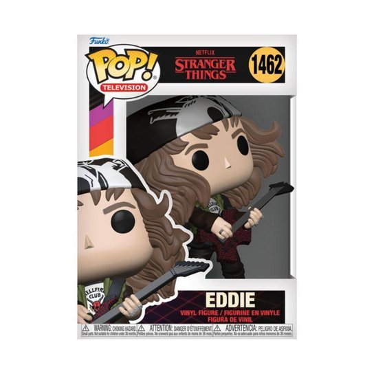 Boneco Funko POP! Stranger Things - Hunter Eddie com Guitarra
