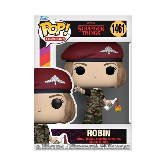 Boneco Funko POP! Stranger Things - Hunter Robin com Bomba