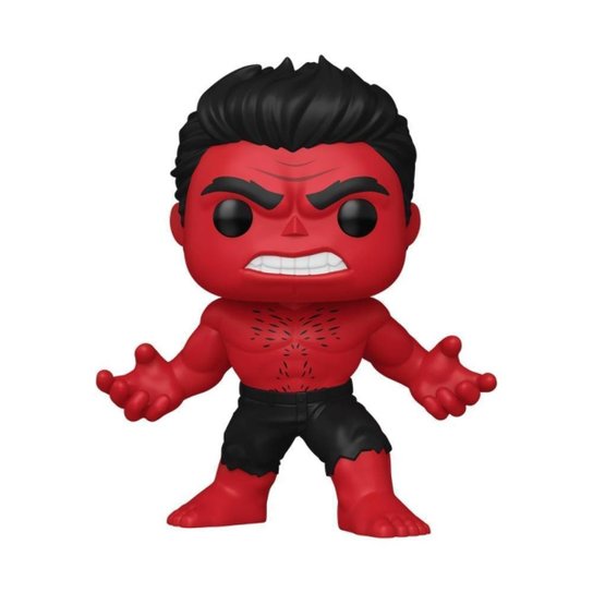 Boneco Funko Pop! Super Capitão América 4 - Hulk Vermelho