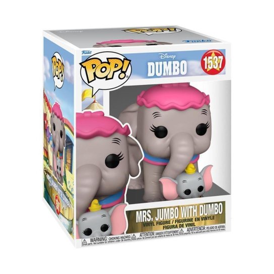 Boneco Funko Pop! Super Disney Dumbo - Sra. Jumbo e Dumbo