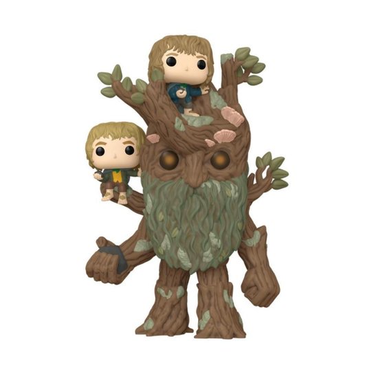 Boneco Funko Pop! Super Senhor dos Anéis Ent, Merry e Pippin