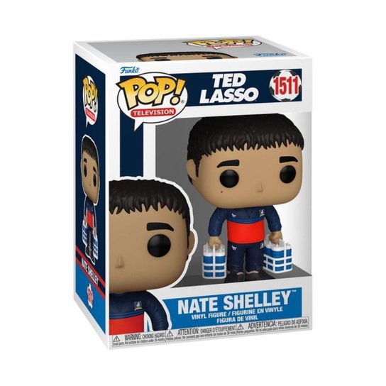 Boneco Funko POP! Ted Lasso - Nate Shelley com Água