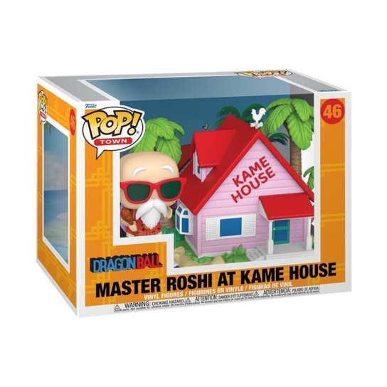 Boneco Funko Pop! Town Dragon Ball - Casa do Mestre Kame