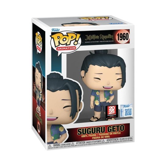 Boneco Funko Pop Expo2025 JujutsuKaisen Suguro Geto na Praia