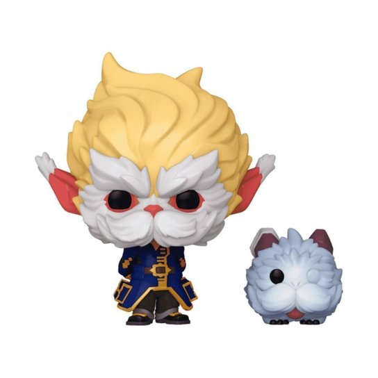 Boneco FunkoPop Arcane League of Legends Heimerdinger c Poro