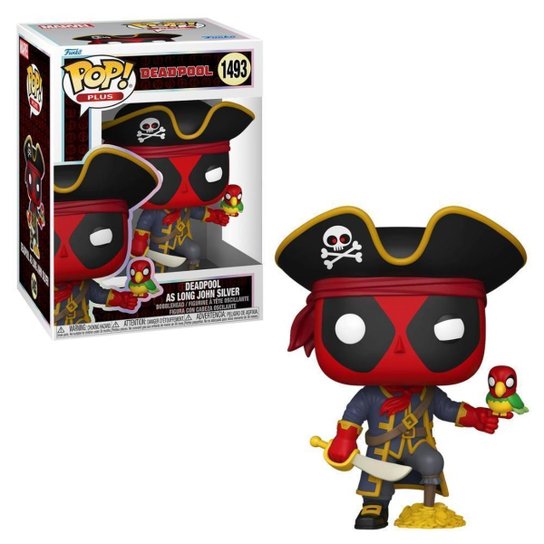 Boneco FunkoPop Deadpool Literatura Clássic Long John Silver