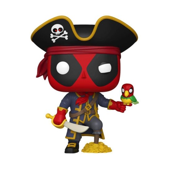 Boneco FunkoPop Deadpool Literatura Clássic Long John Silver