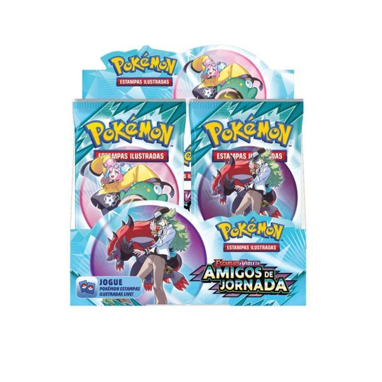 Box Display Pokémon Escarlate e Violeta Amigos de Jornada