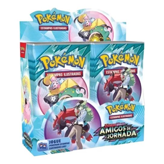 Box Display Pokémon Escarlate e Violeta Amigos de Jornada