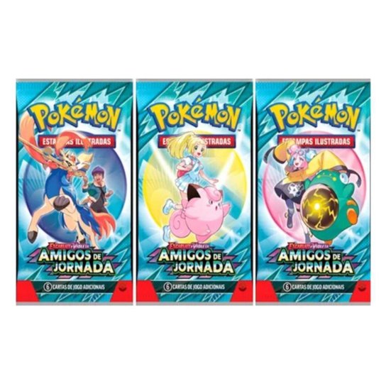 Box Display Pokémon Escarlate e Violeta Amigos de Jornada