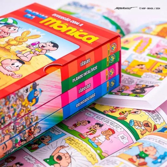 Box Diversão Com A Turma Da Mônica