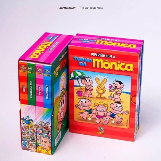 Box Diversão Com A Turma Da Mônica