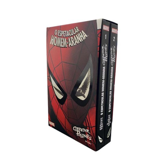 Caixa O Espetacular Homem-Aranha Corredor Polonês Vol. 1 e 2