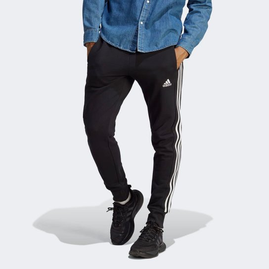Calça Adidas Essentials 3 Listras Masculina