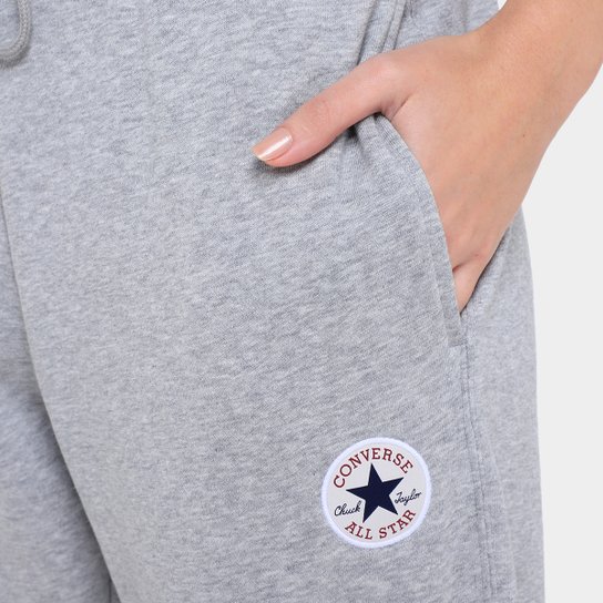 Calça Moletom Converse Go-To Patch Feminina
