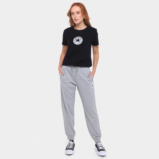 Calça Moletom Converse Go-To Patch Feminina