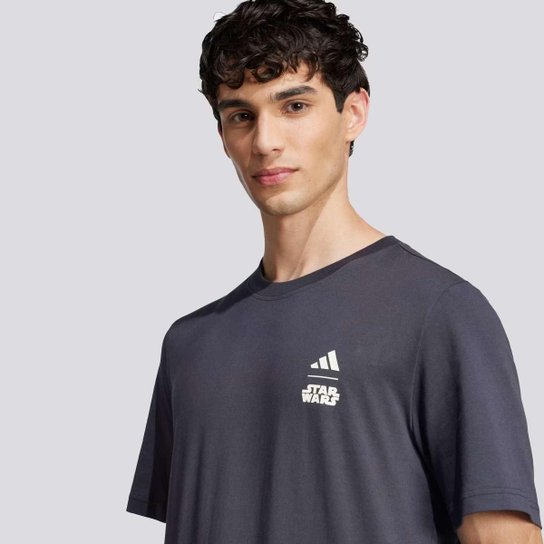 Camiseta Adidas Star Wars Cinza Escuro