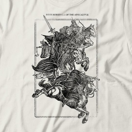 Camiseta Cavaleiros Do Apocalipse
