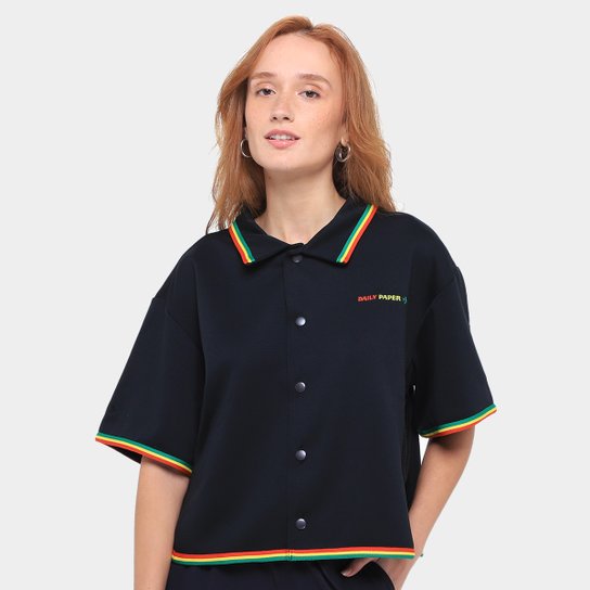 Camiseta Converse Daily Paper Cropped Feminina