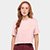 Camiseta Converse Go-To As Pach Cropped Feminina - Rosa