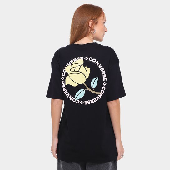 Camiseta Converse Go-To Rose Pock Feminina