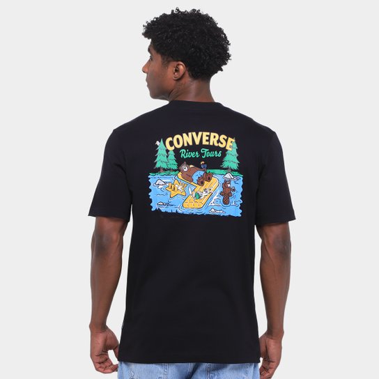 Camiseta Converse High River Tours Sta Masculina