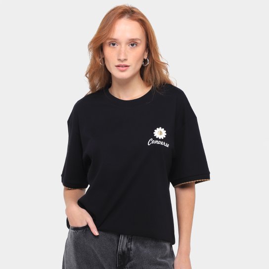 Camiseta Converse Oopsie Daisy Oversized Feminina