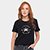 Camiseta Converse Patch Log Fit Feminina - Preto