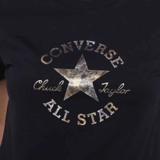 Camiseta Converse Patch Log Fit Feminina