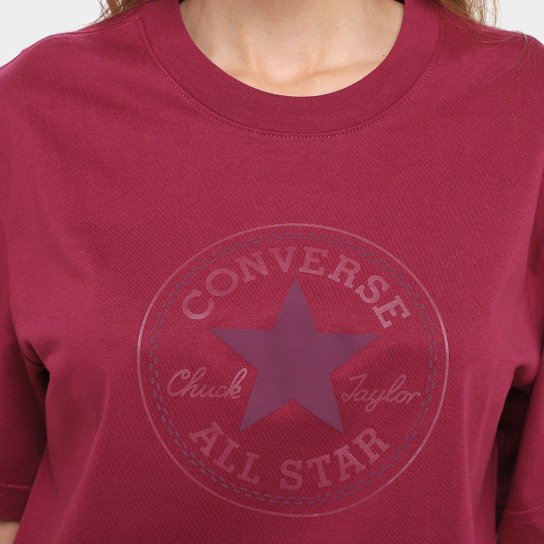 Camiseta Converse Patch Logo Puf Feminina
