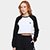 Camiseta Converse Raglan Manga Longa Feminina - Branco