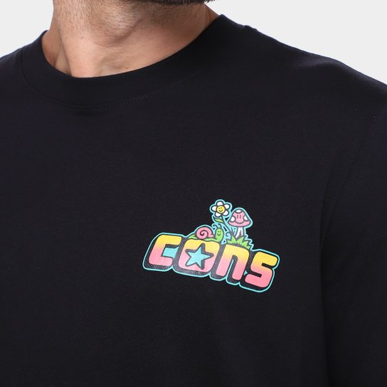 Camiseta Converse Skeleton Sunris Tee Masculina