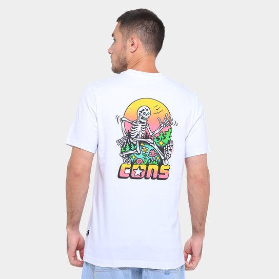 Camiseta Converse Skeleton Sunris Tee Masculina