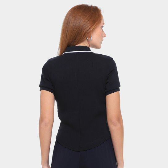 Camiseta Converse Slim Polo Top Feminina