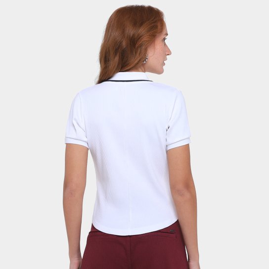 Camiseta Converse Slim Polo Top Feminina