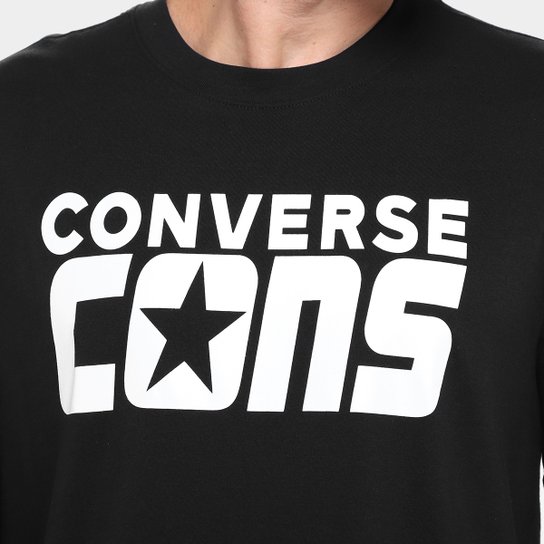 Camiseta Converse Standard Fit Manga Longa Masculina