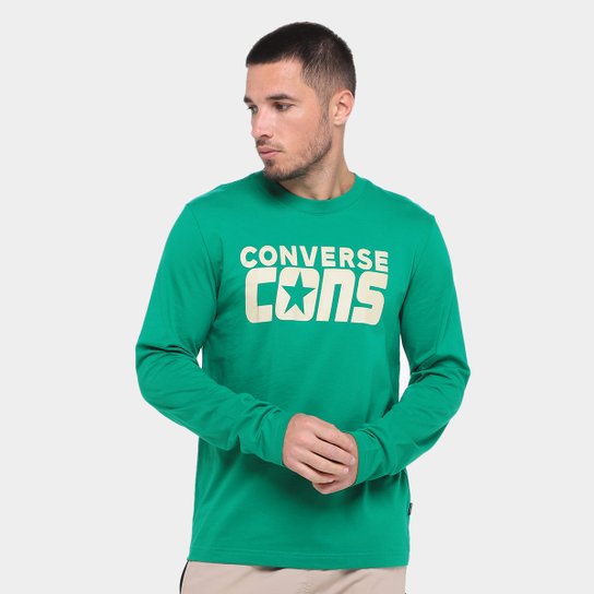 Camiseta Converse Standard Fit Manga Longa Masculina