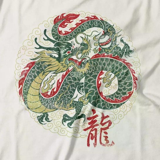 Camiseta Dragão Oriental