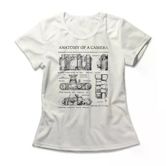 Camiseta Feminina Anatomy Of A Camera