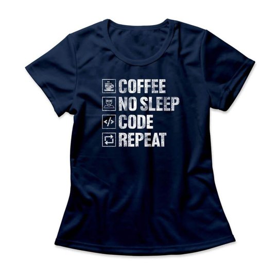 Camiseta Feminina Code Repeat