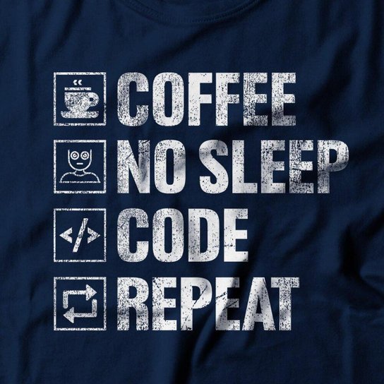 Camiseta Feminina Code Repeat